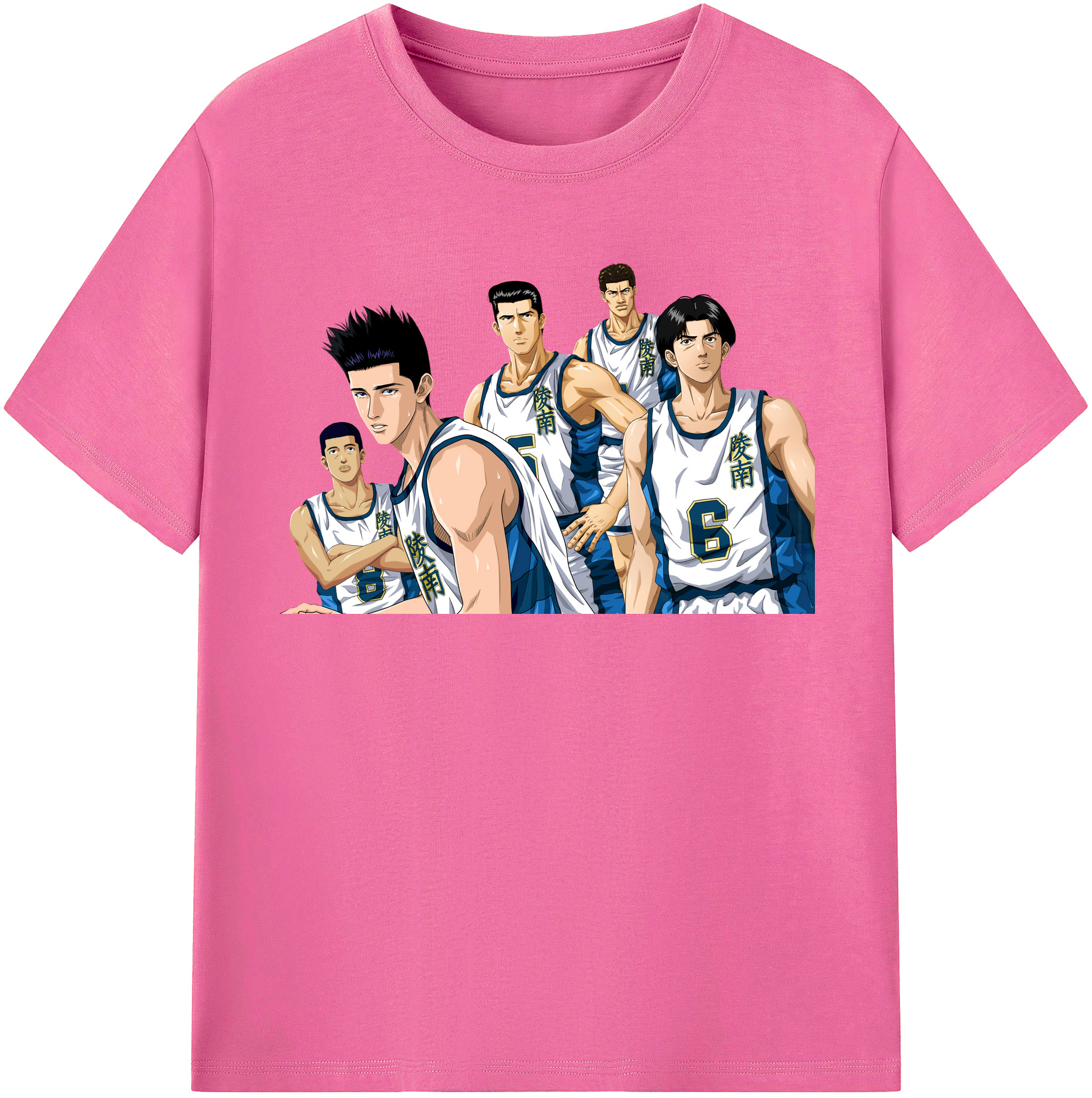 （画像用） SLAM DUNK／スラムダンク レディースカジュアルプリントTシャツ（綿100％）